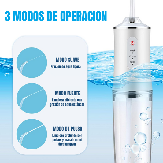 HydroSmile™ | Irrigador Bucal + 3 Boquillas de Regalo