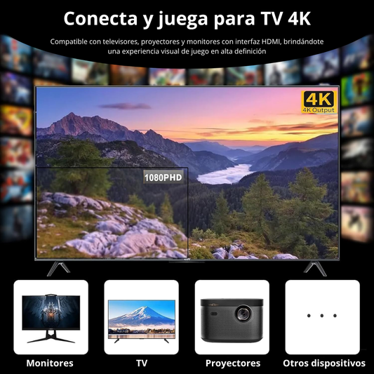 GameStick™ | Consola Retro + 2 Controles de Regalo